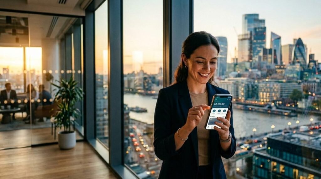 Cómo enviar dinero desde Mercado Pago a Estados Unidos: opciones y alternativas 3 Persona enviando dinero con celular.