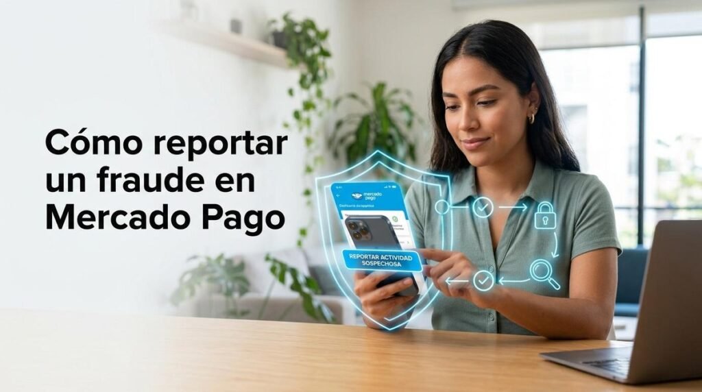 Persona reportando actividad sospechosa potencialmente fraudulenta